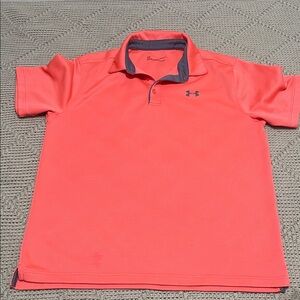 Under Armour Men's Bright Coral Polo